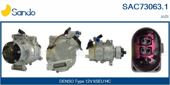 Compressore, climatizzatore SANDO SAC73063.1