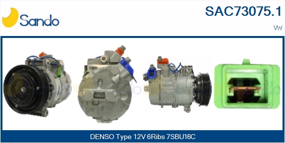 Compressore, climatizzatore SANDO SAC73075.1