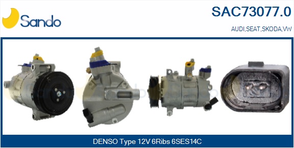 Compressore, climatizzatore SANDO SAC73077.0