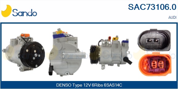 Compressore, climatizzatore SANDO SAC73106.0