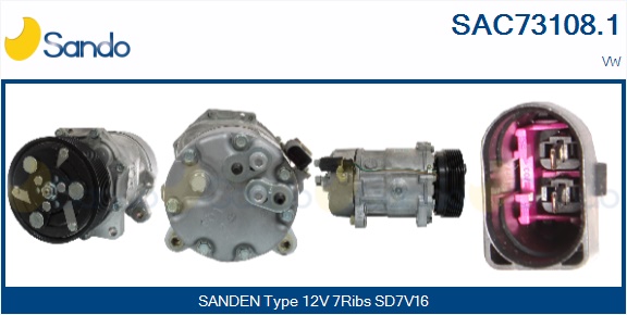 Compressore, climatizzatore SANDO SAC73108.1
