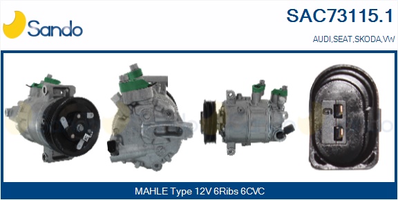 Compressore, climatizzatore SANDO SAC73115.1