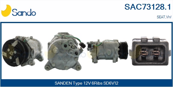 Compressore, climatizzatore SANDO SAC73128.1