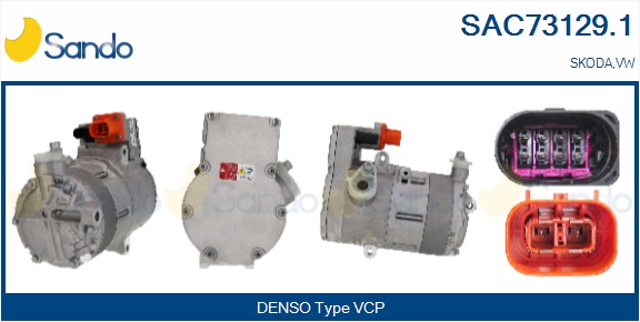 Compressore, climatizzatore SANDO SAC73129.1