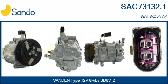 Compressore, climatizzatore SANDO SAC73132.1