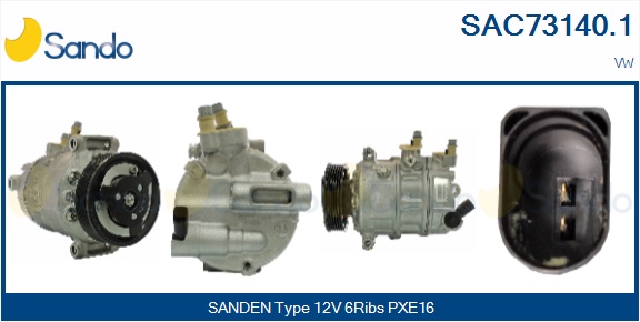 Compressore, climatizzatore SANDO SAC73140.1