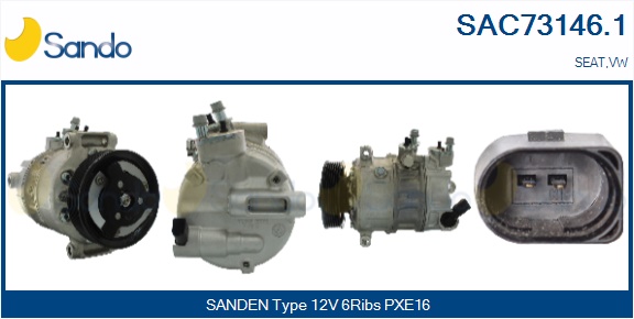 Compressore, climatizzatore SANDO SAC73146.1