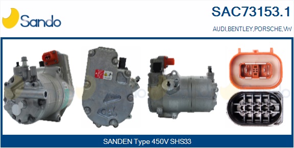 Compressore, climatizzatore SANDO SAC73153.1
