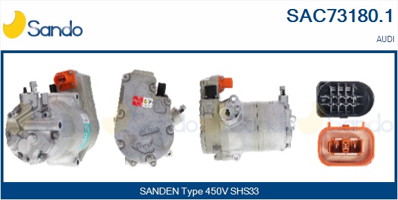 Compressore, climatizzatore SANDO SAC73180.1