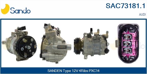 Compressore, climatizzatore SANDO SAC73181.1