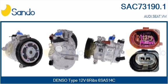 Compressore, climatizzatore SANDO SAC73190.1