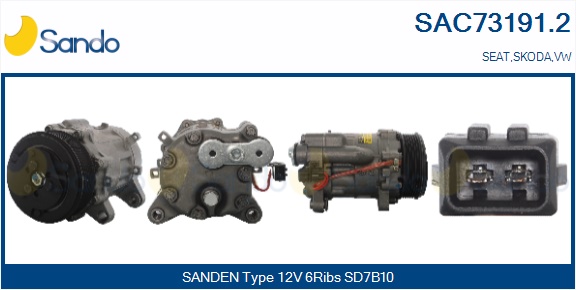 Compressore, climatizzatore SANDO SAC73191.2
