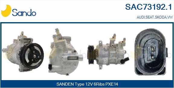 Compressore, climatizzatore SANDO SAC73192.1