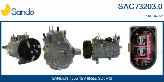Compressore, climatizzatore SANDO SAC73203.0