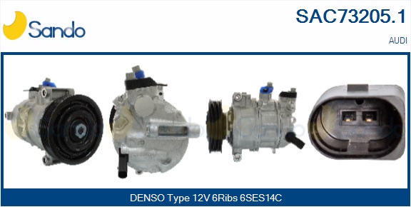 Compressore, climatizzatore SANDO SAC73205.1
