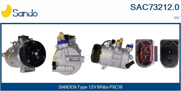Compressore, climatizzatore SANDO SAC73212.0