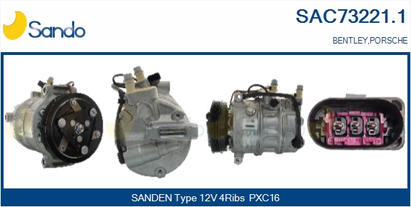 Compressore, climatizzatore SANDO SAC73221.1