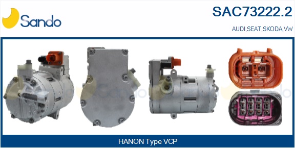 Compressore, climatizzatore SANDO SAC73222.2