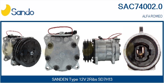 Compressore, climatizzatore SANDO SAC74002.0