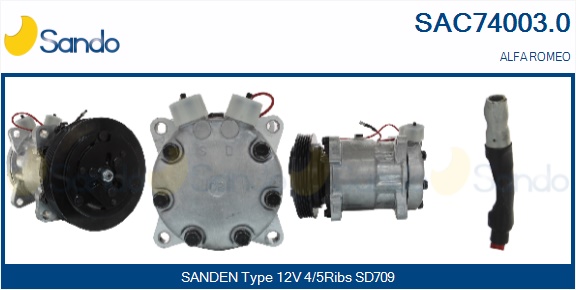 Compressore, climatizzatore SANDO SAC74003.0