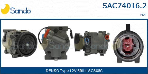 SANDO COMPRESSORE A/C FIAT