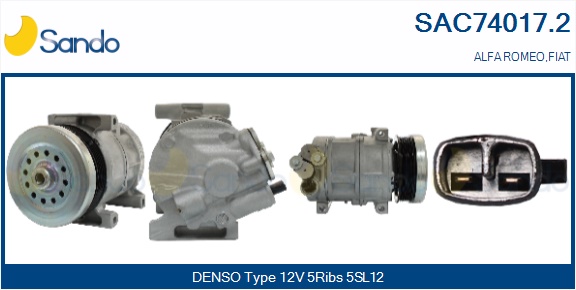 Compressore, climatizzatore SANDO SAC74017.2