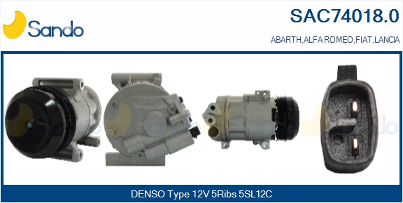 Compressore, climatizzatore SANDO SAC74018.0