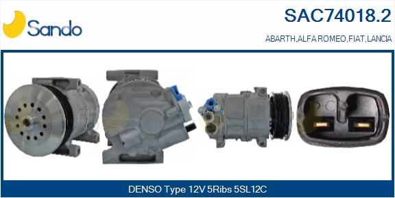 Compressore, climatizzatore SANDO SAC74018.2