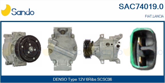 Compressore, climatizzatore SANDO SAC74019.0