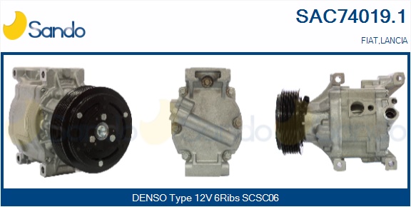 Compressore, climatizzatore SANDO SAC74019.1