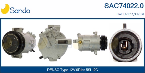 Compressore, climatizzatore SANDO SAC74022.0