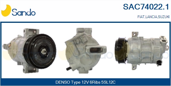 Compressore, climatizzatore SANDO SAC74022.1