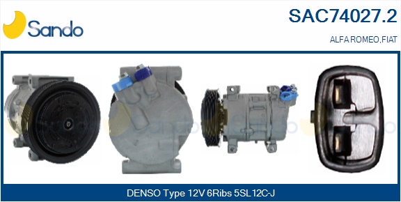 Compressore, climatizzatore SANDO SAC74027.2