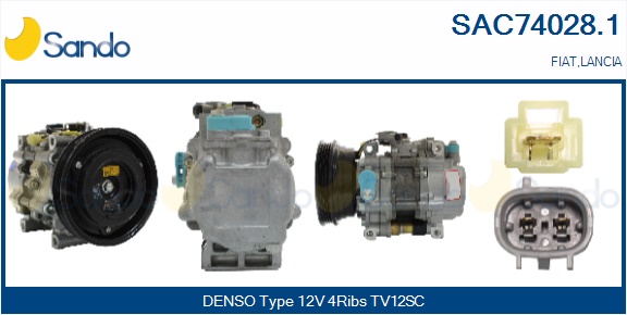 Compressore, climatizzatore SANDO SAC74028.1