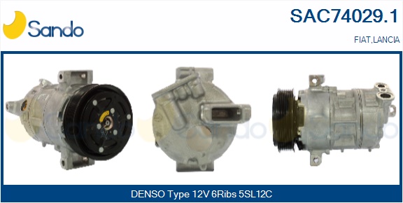 Compressore, climatizzatore SANDO SAC74029.1