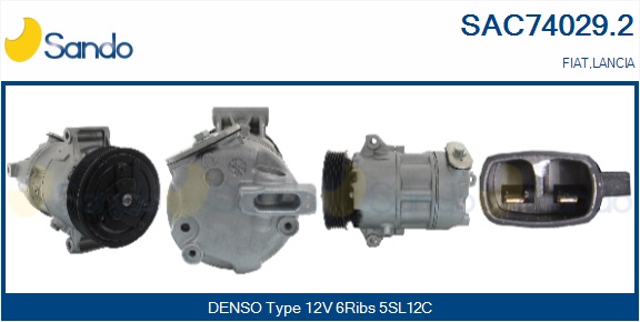 Compressore, climatizzatore SANDO SAC74029.2