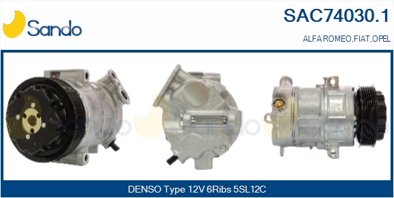 Compressore, climatizzatore SANDO SAC74030.1