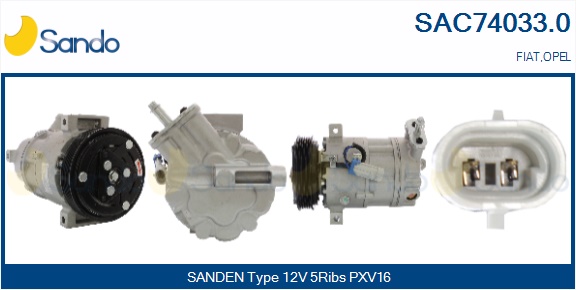 Compressore, climatizzatore SANDO SAC74033.0