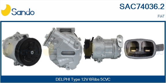 Compressore, climatizzatore SANDO SAC74036.2