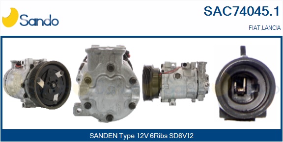 Compressore, climatizzatore SANDO SAC74045.1