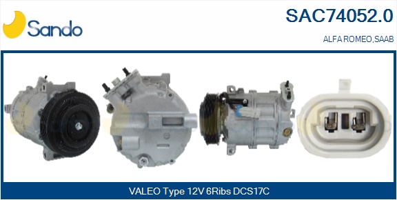 Compressore, climatizzatore SANDO SAC74052.0
