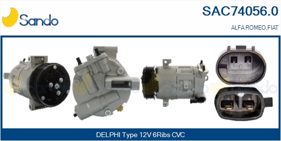 Compressore, climatizzatore SANDO SAC74056.0