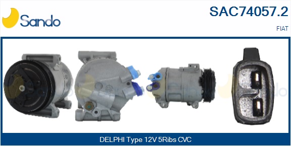 Compressore, climatizzatore SANDO SAC74057.2