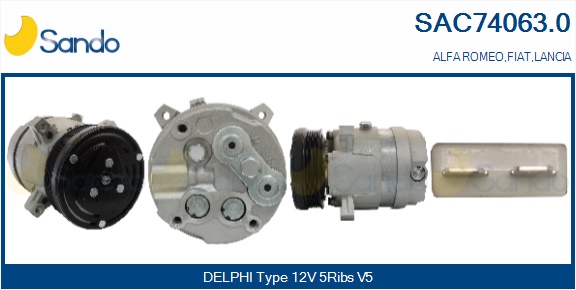 Compressore, climatizzatore SANDO SAC74063.0