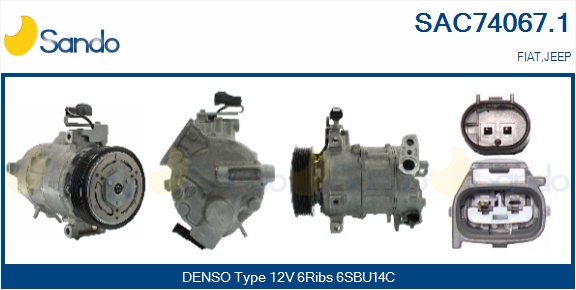 Compressore, climatizzatore SANDO SAC74067.1