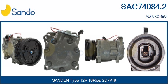 Compressore, climatizzatore SANDO SAC74084.2