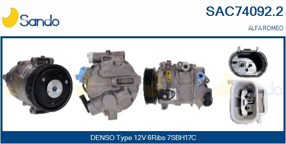 Compressore, climatizzatore SANDO SAC74092.2
