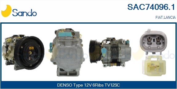 Compressore, climatizzatore SANDO SAC74096.1