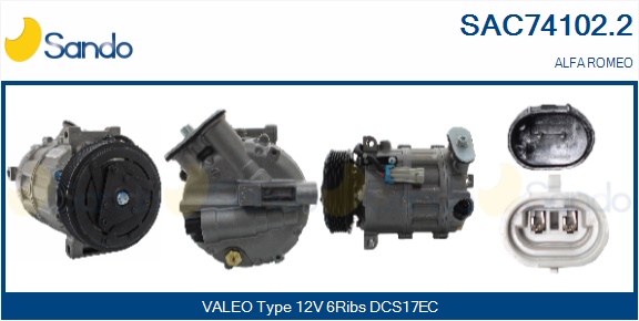 Compressore, climatizzatore SANDO SAC74102.2