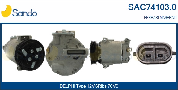 Compressore, climatizzatore SANDO SAC74103.0